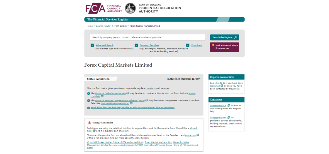 Regulación 1 FXCM Regulación 1 FXCM